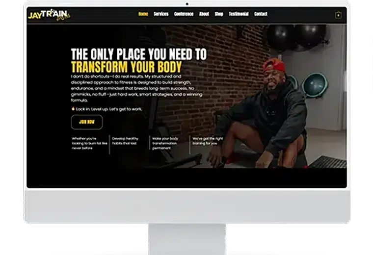 Jaytrain web design-création de site web